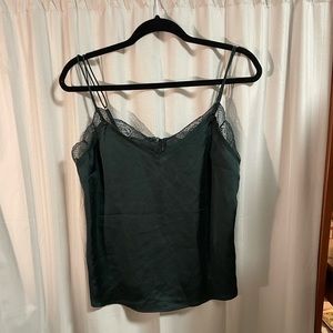 Green Abercrombie Lace Top